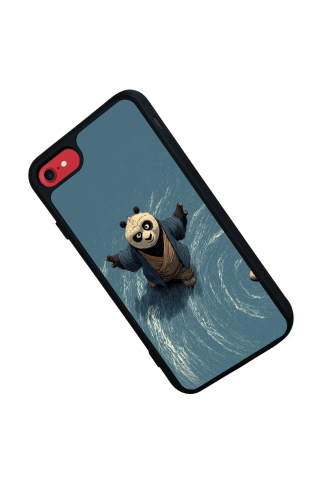 iPhone SE Uyumlu Kung Fu Panda Tasarımlı Glossy Premium Kılıf