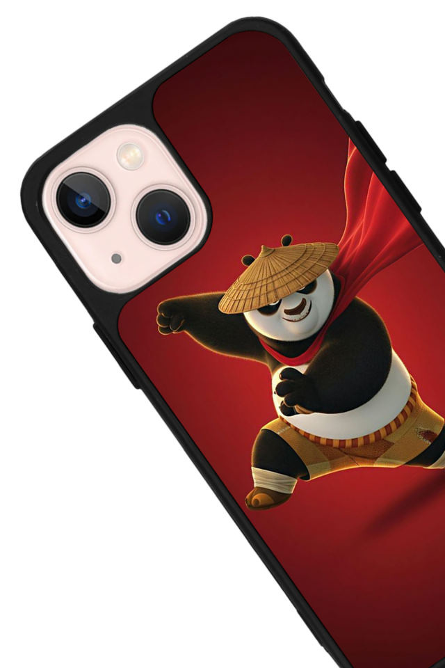 iPhone 15 Uyumlu Kung Fu Panda Tasarımlı Glossy Premium Kılıf