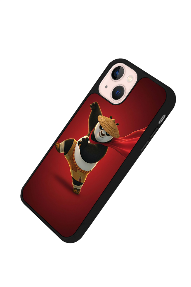 iPhone 15 Uyumlu Kung Fu Panda Tasarımlı Glossy Premium Kılıf