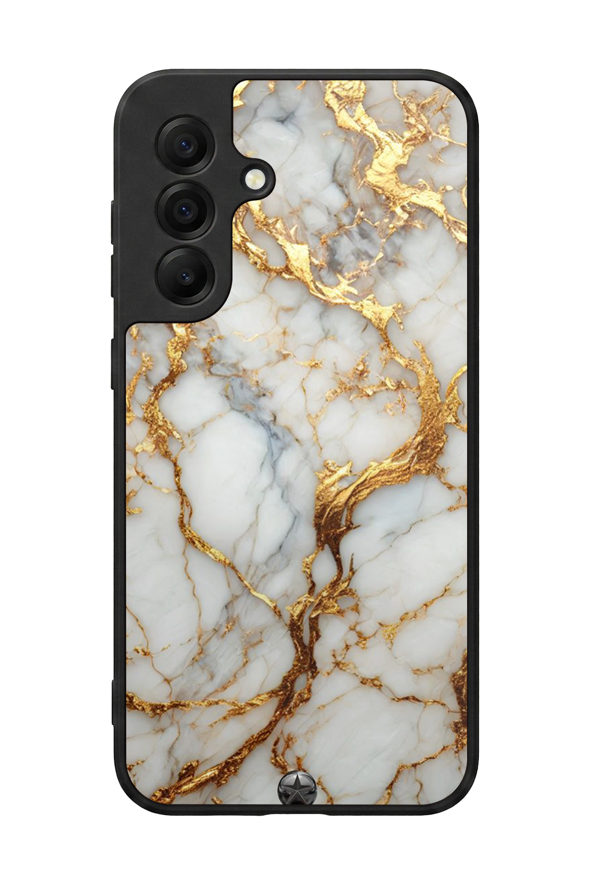 Samsung Galaxy A17 Uyumlu Mermer Marble Tasarımlı Glossy Premium Kılıf