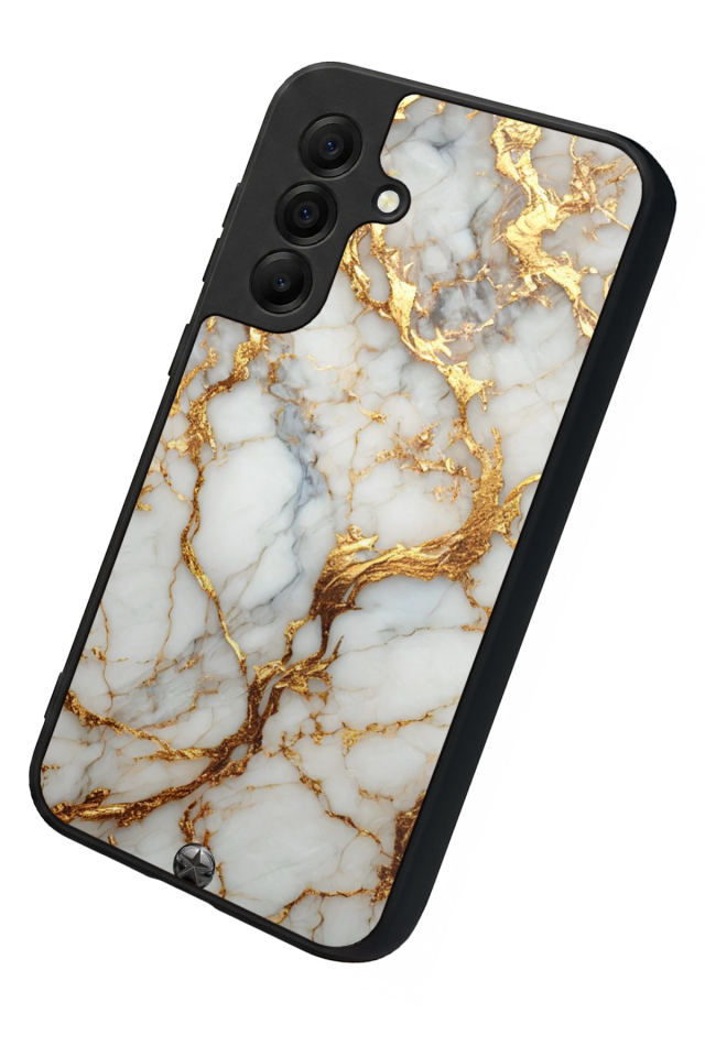 Samsung Galaxy A17 Uyumlu Mermer Marble Tasarımlı Glossy Premium Kılıf