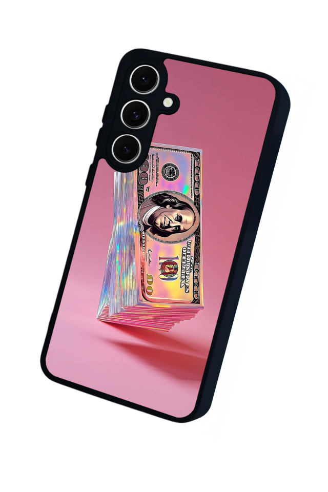 Samsung Galaxy S24 FE Uyumlu Money Para Tasarımlı Glossy Premium Kılıf