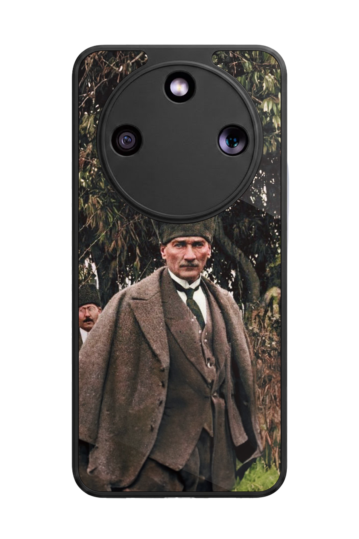 Honor Magic 8 Lite Uyumlu Mustafa Kemal Ataturk Tasarımlı Glossy Premium Kılıf
