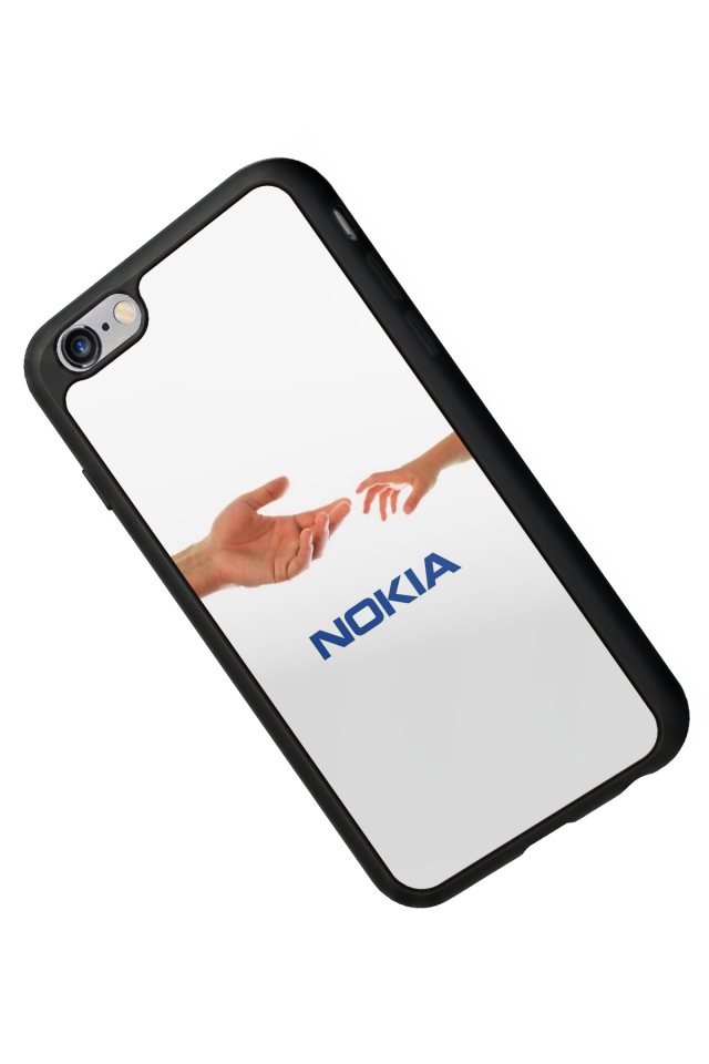 iPhone 6 Plus Uyumlu Nokia Tasarımlı Glossy Premium Kılıf