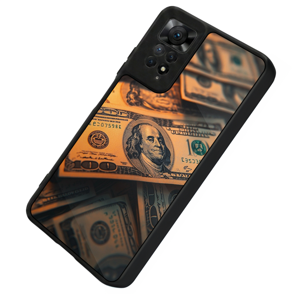 Xiaomi Redmi Note 12 Pro Uyumlu Para Tasarımlı Glossy Premium Kılıf
