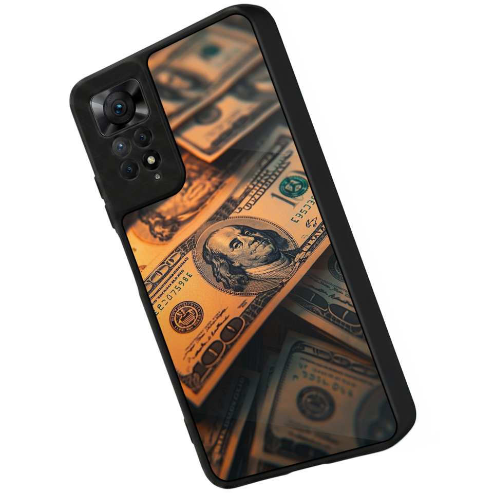 Xiaomi Redmi Note 12 Pro Uyumlu Para Tasarımlı Glossy Premium Kılıf