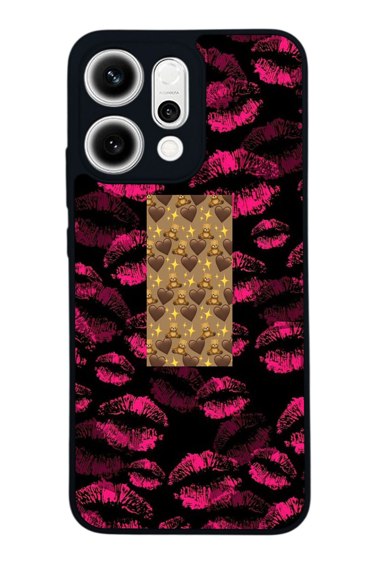 Oppo Reno 14 Uyumlu Dudak Tasarımlı Glossy Premium Kılıf
