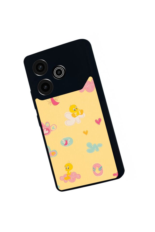 Tecno Pova 6 Uyumlu Tweety Tasarımlı Glossy Premium Kılıf
