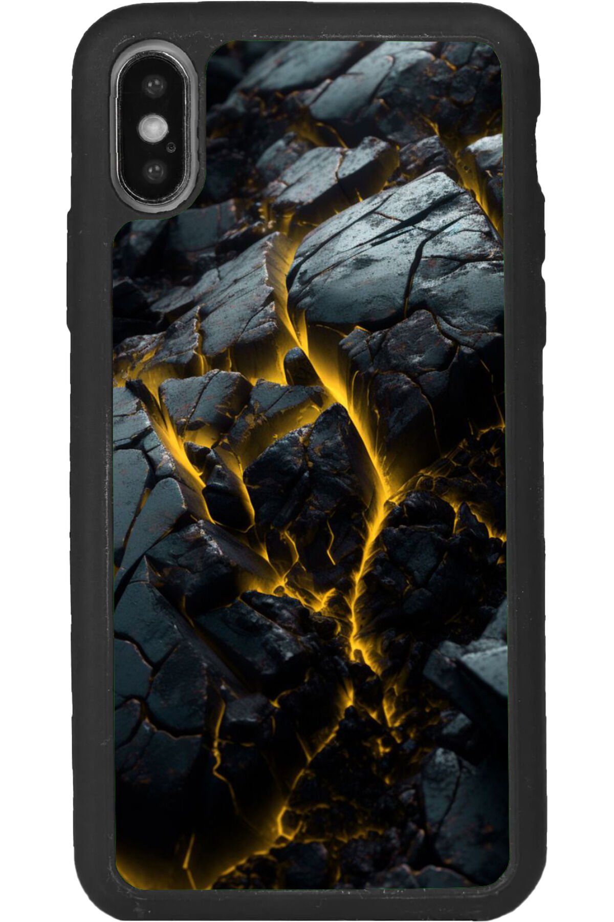 iPhone XS Max Uyumlu Mat Siyah uyumlu Kılıf – Yumuşak Silikon, Koruyucu, Şok Emici Kapak