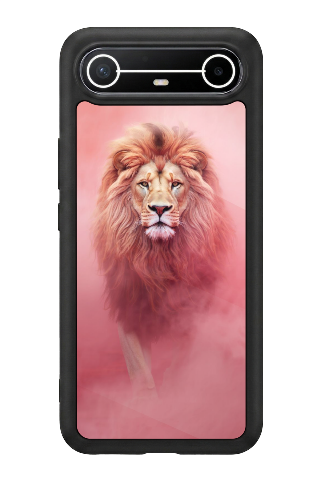 Tecno Spark Slim 5G Uyumlu Aslan Tasarımlı Glossy Premium Kılıf