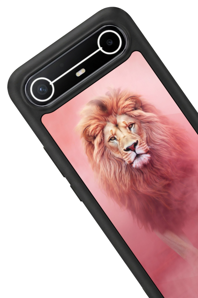 Tecno Spark Slim 5G Uyumlu Aslan Tasarımlı Glossy Premium Kılıf