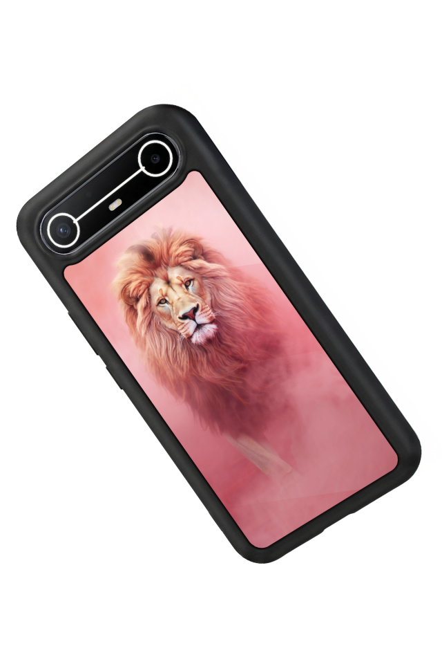 Tecno Spark Slim 5G Uyumlu Aslan Tasarımlı Glossy Premium Kılıf