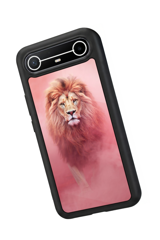 Tecno Spark Slim 5G Uyumlu Aslan Tasarımlı Glossy Premium Kılıf