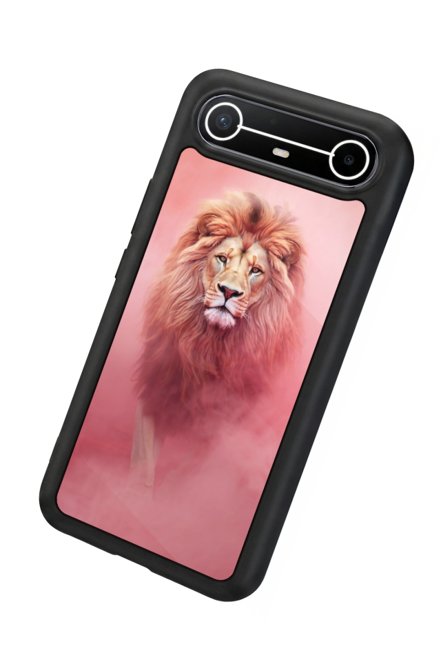 Tecno Spark Slim 5G Uyumlu Aslan Tasarımlı Glossy Premium Kılıf