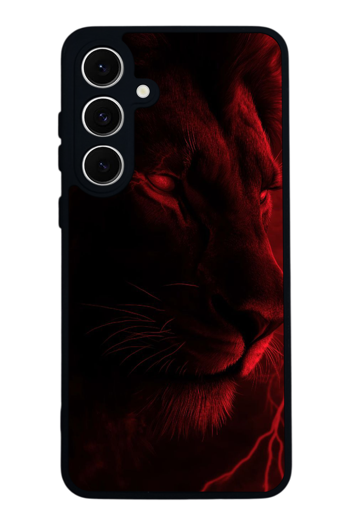 Samsung Galaxy A16 Uyumlu Aslan Tasarımlı Glossy Premium Kılıf