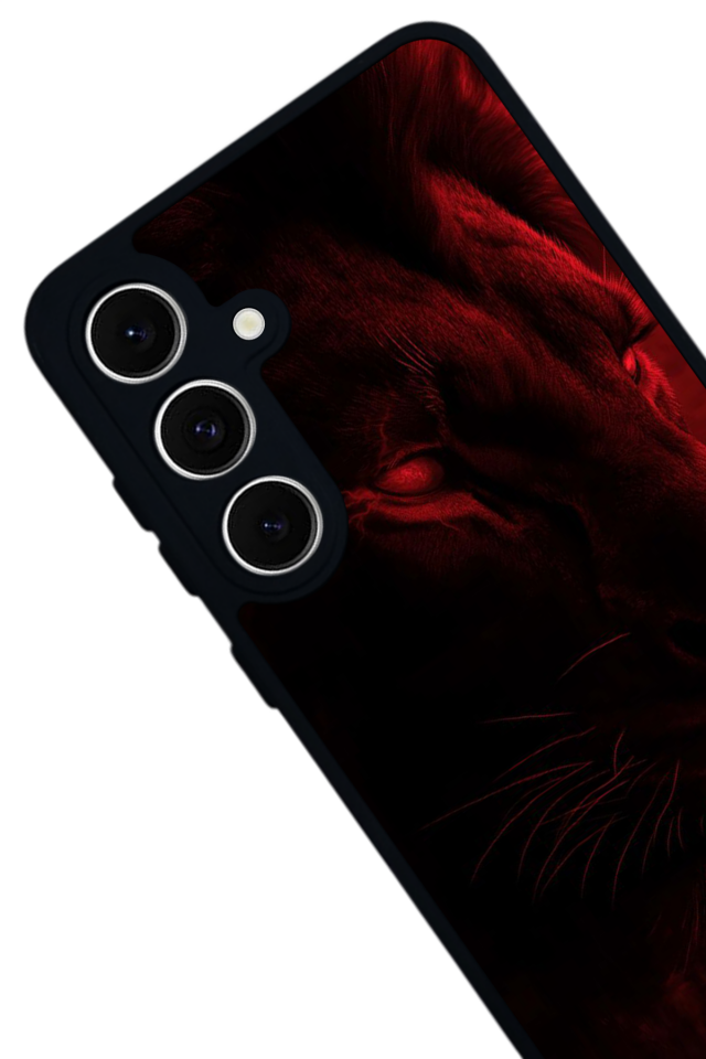 Samsung Galaxy A16 Uyumlu Aslan Tasarımlı Glossy Premium Kılıf