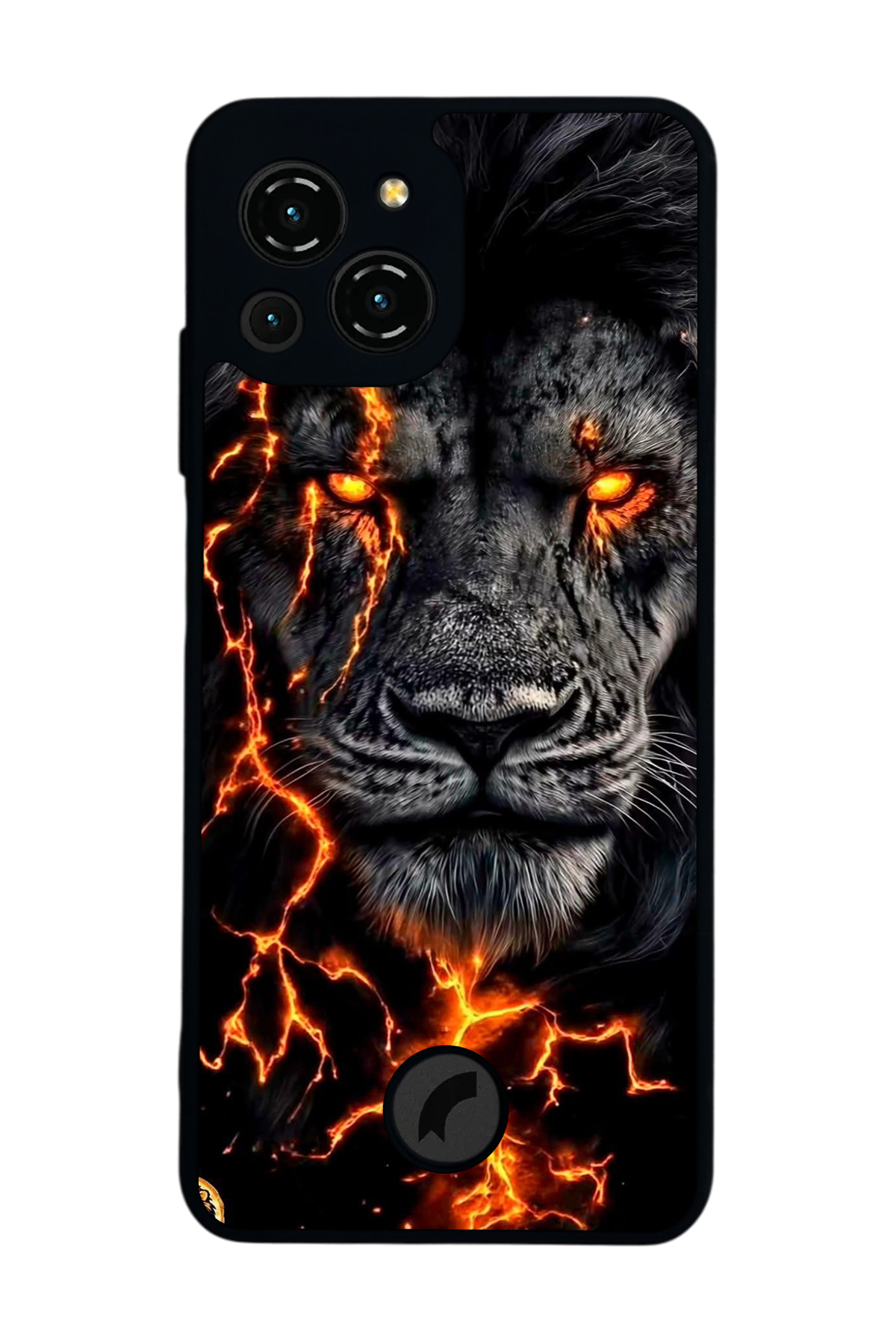 Reeder S23 Pro Max Uyumlu Aslan Tasarımlı Glossy Premium Kılıf