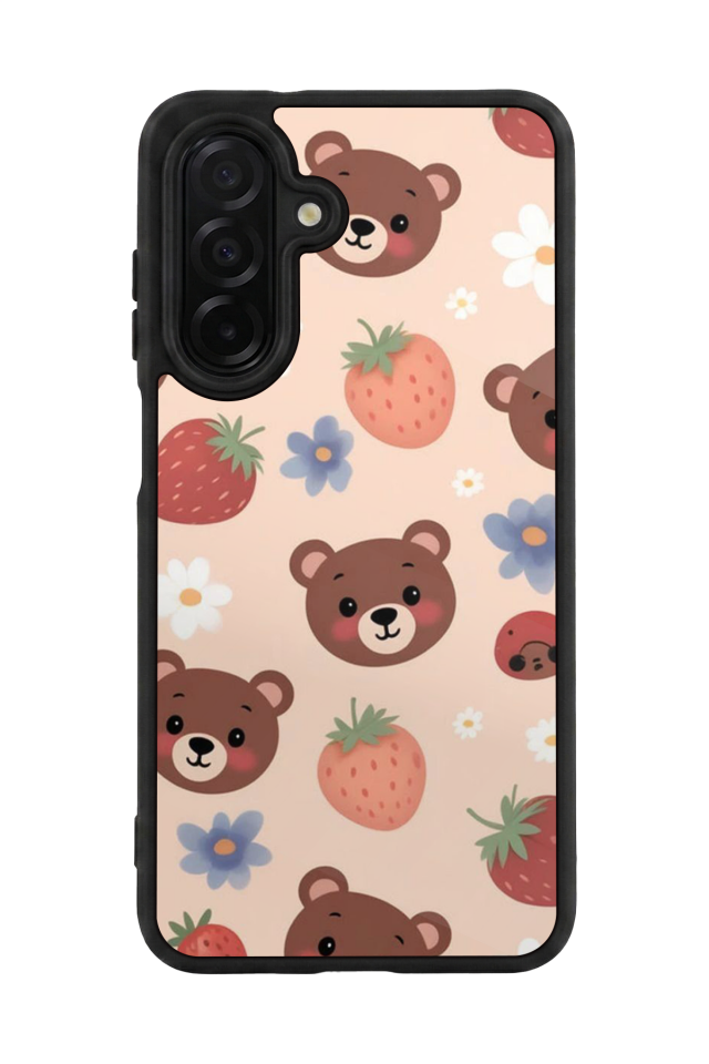 Samsung Galaxy A56 Uyumlu Ayı Tasarımlı Glossy Premium Kılıf