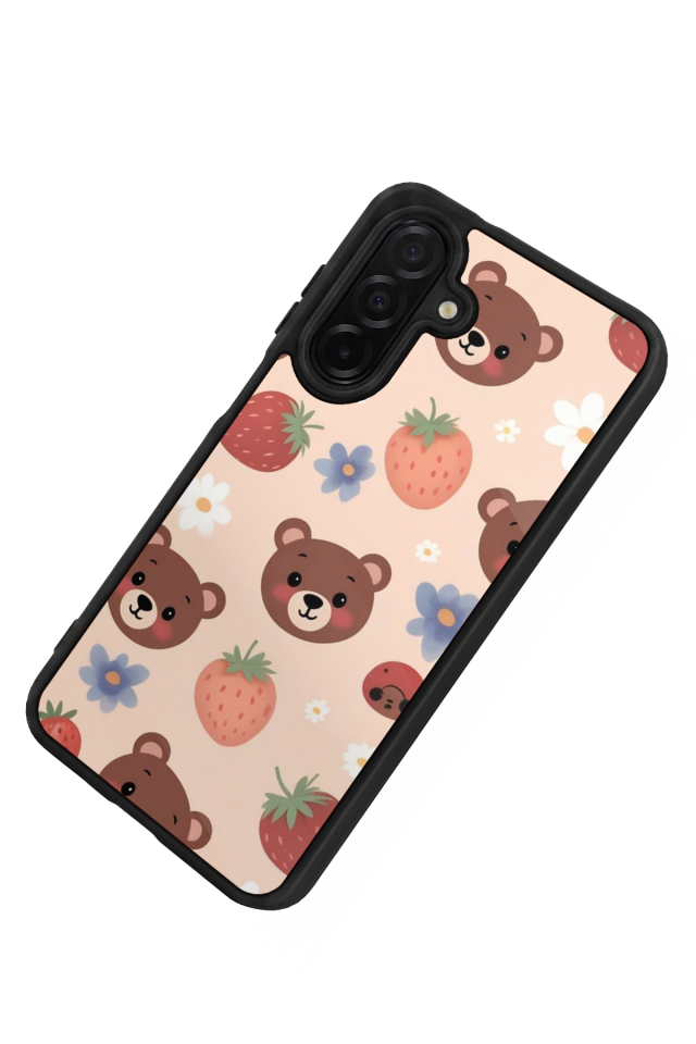 Samsung Galaxy A56 Uyumlu Ayı Tasarımlı Glossy Premium Kılıf