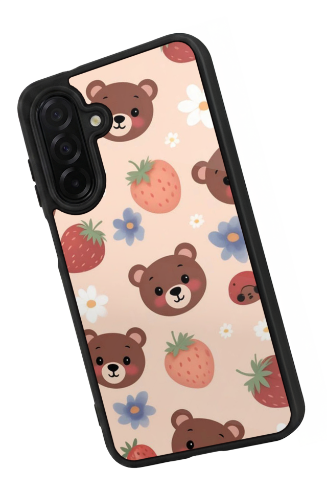 Samsung Galaxy A56 Uyumlu Ayı Tasarımlı Glossy Premium Kılıf