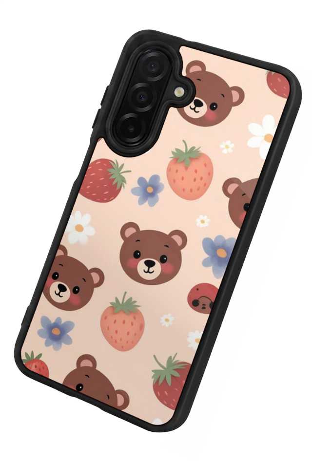 Samsung Galaxy A56 Uyumlu Ayı Tasarımlı Glossy Premium Kılıf