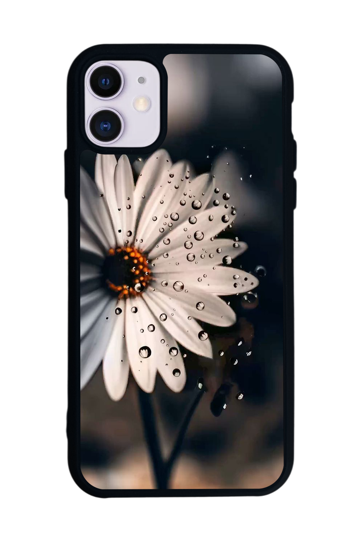 iPhone 11 Uyumlu Cicek Tasarımlı Glossy Premium Kılıf