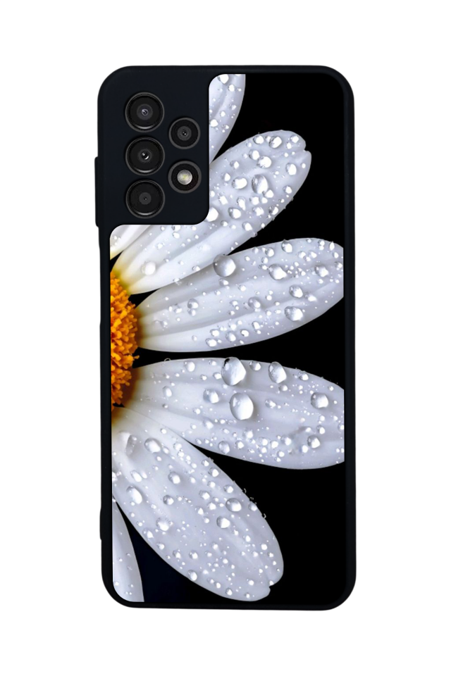 Samsung Galaxy A13 Uyumlu Cicek Tasarımlı Glossy Premium Kılıf