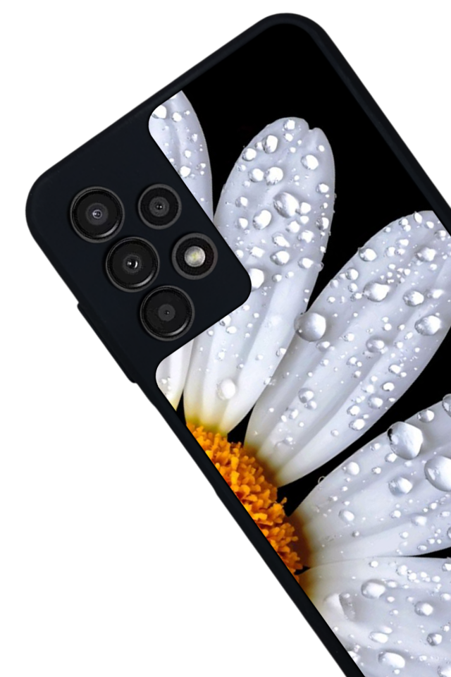 Samsung Galaxy A13 Uyumlu Cicek Tasarımlı Glossy Premium Kılıf