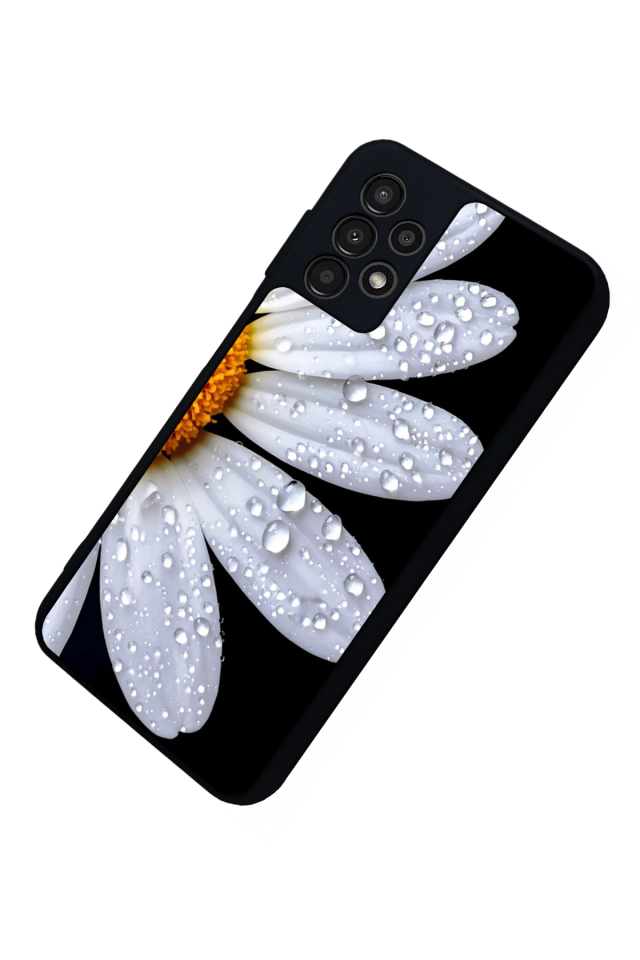 Samsung Galaxy A13 Uyumlu Cicek Tasarımlı Glossy Premium Kılıf