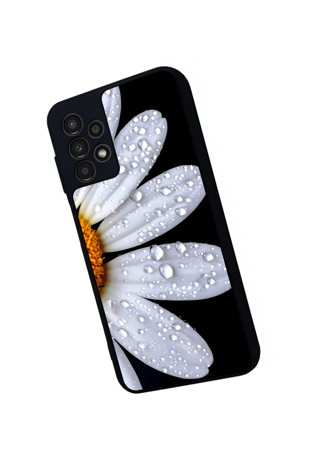 Samsung Galaxy A13 Uyumlu Cicek Tasarımlı Glossy Premium Kılıf