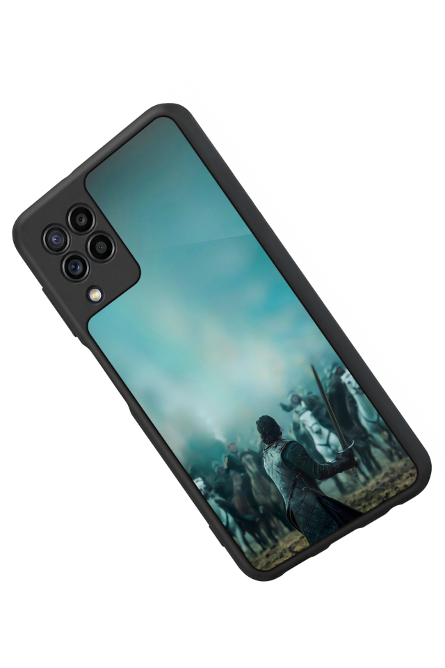 Samsung Galaxy M32 Uyumlu GameOfThrones Tasarımlı Glossy Premium Kılıf