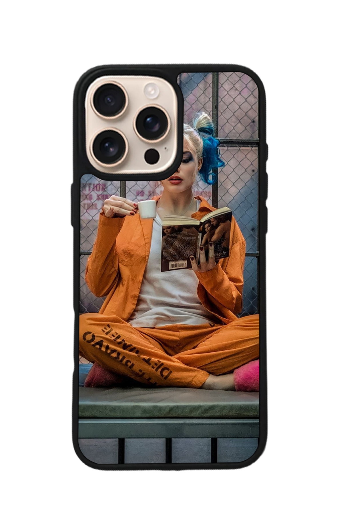 iPhone 16 Pro Max Uyumlu HarleyQueen Tasarımlı Glossy Premium Kılıf