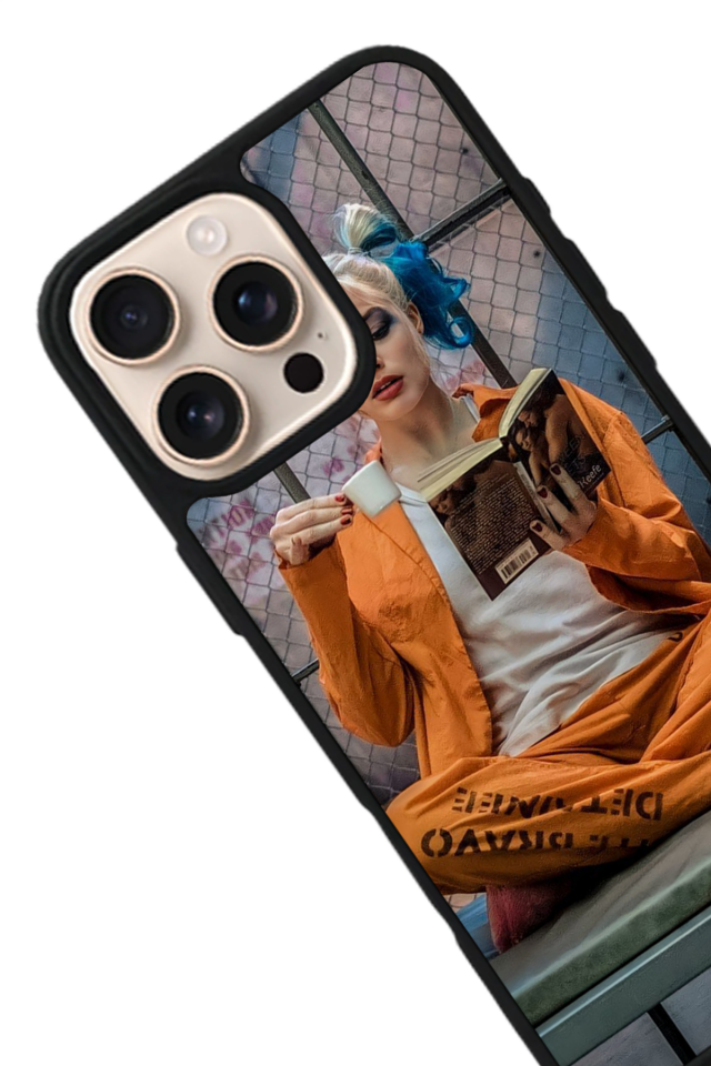 iPhone 16 Pro Max Uyumlu HarleyQueen Tasarımlı Glossy Premium Kılıf