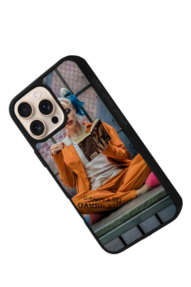 iPhone 16 Pro Max Uyumlu HarleyQueen Tasarımlı Glossy Premium Kılıf