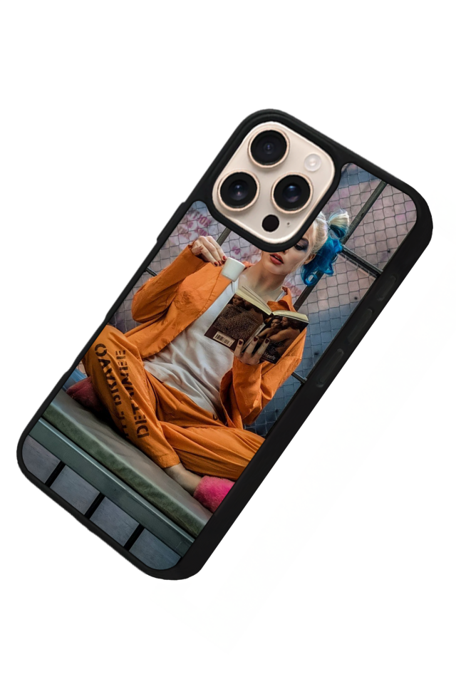 iPhone 16 Pro Max Uyumlu HarleyQueen Tasarımlı Glossy Premium Kılıf