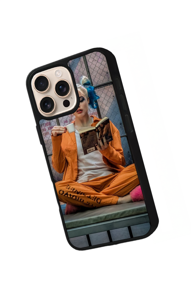iPhone 16 Pro Max Uyumlu HarleyQueen Tasarımlı Glossy Premium Kılıf