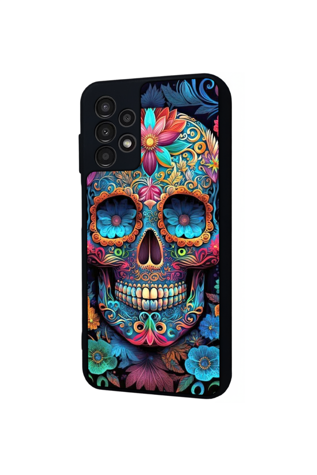 Samsung Galaxy A23 Uyumlu KuruKafa Tasarımlı Glossy Premium Kılıf