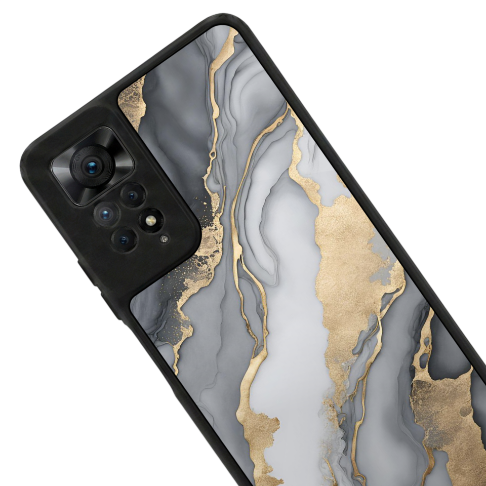 Xiaomi Redmi Note 11 Pro Uyumlu Mermer Marble Tasarımlı Glossy Premium Kılıf