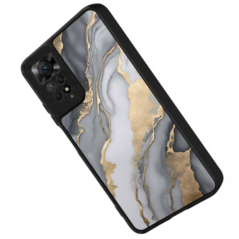 Xiaomi Redmi Note 11 Pro Uyumlu Mermer Marble Tasarımlı Glossy Premium Kılıf