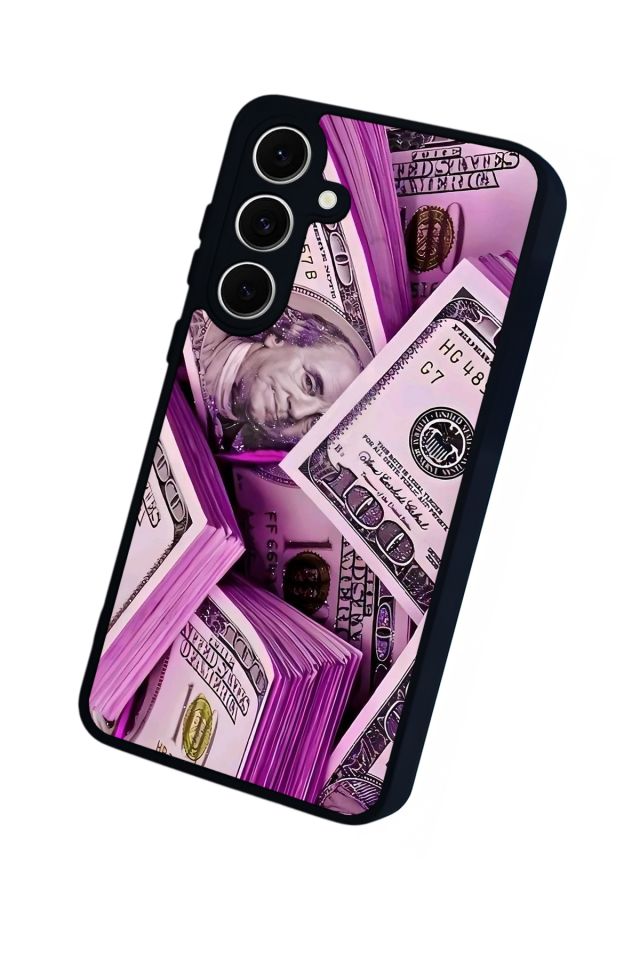 Samsung Galaxy S24 FE Uyumlu Money Para Tasarımlı Glossy Premium Kılıf