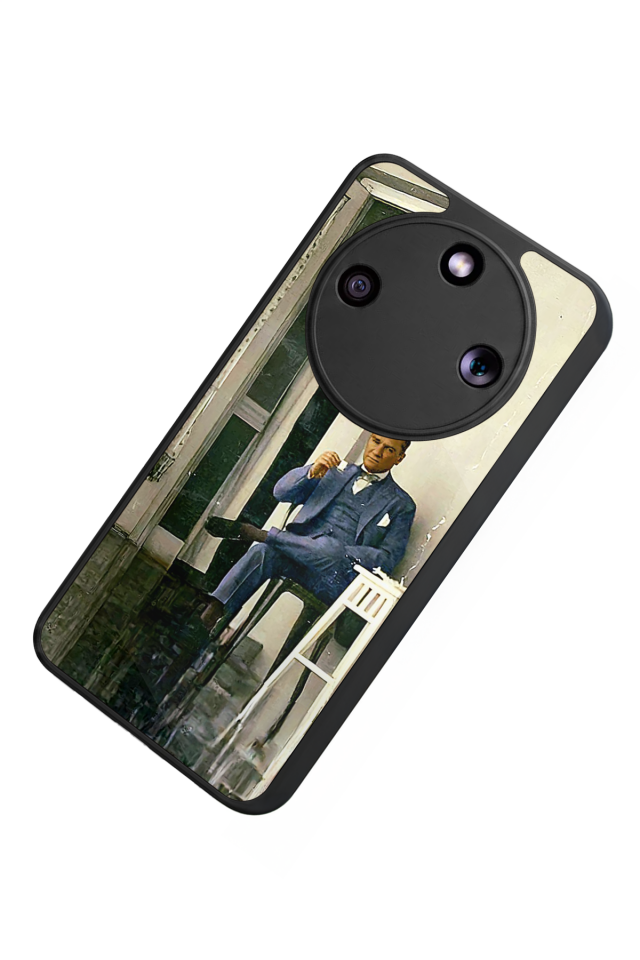 Honor Magic 8 Lite Uyumlu Mustafa Kemal Ataturk Tasarımlı Glossy Premium Kılıf