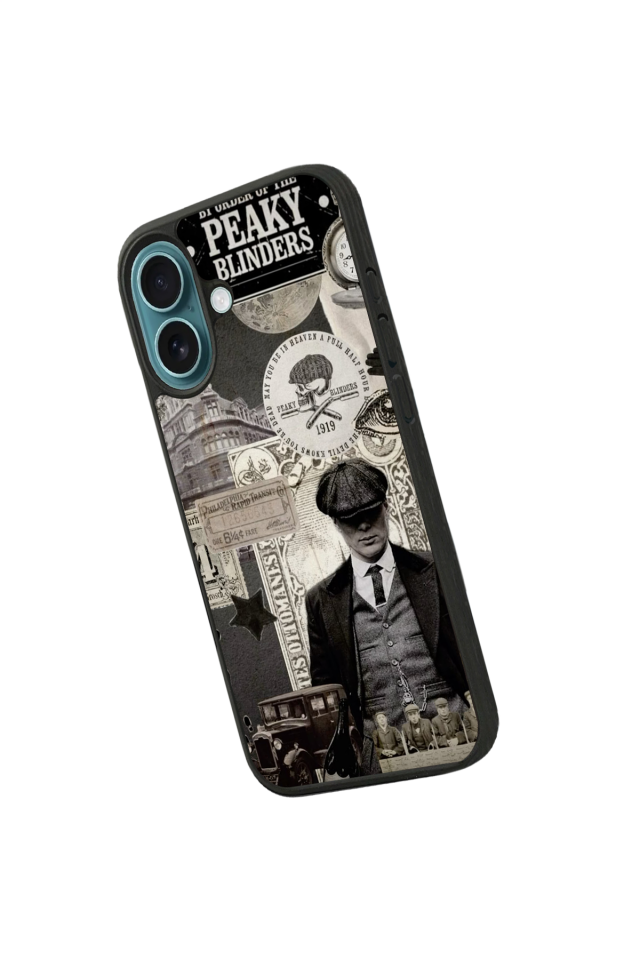 iPhone 16 Plus Uyumlu Peaky Blinders Tasarımlı Glossy Premium Kılıf