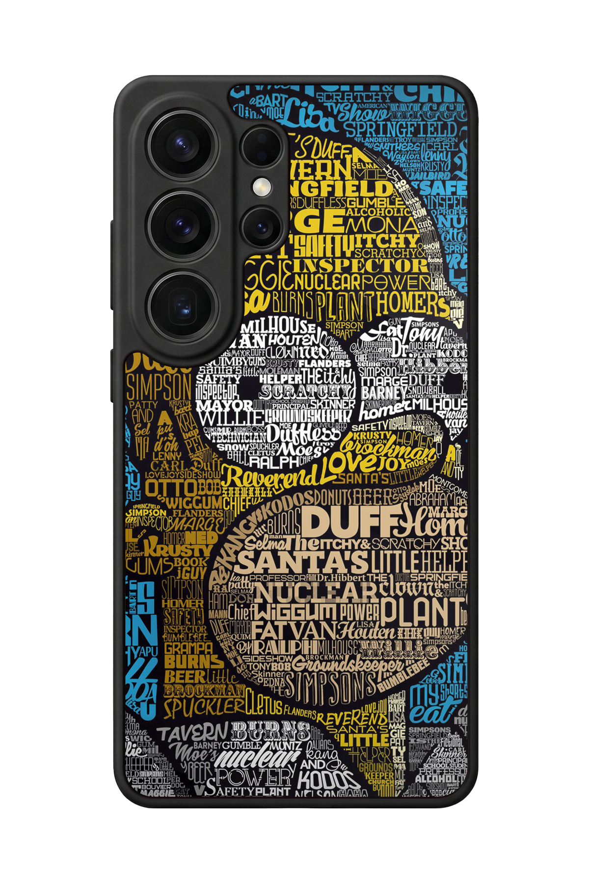 Samsung Galaxy S26 Ultra Uyumlu The Simpsons Tasarımlı Glossy Premium Kılıf