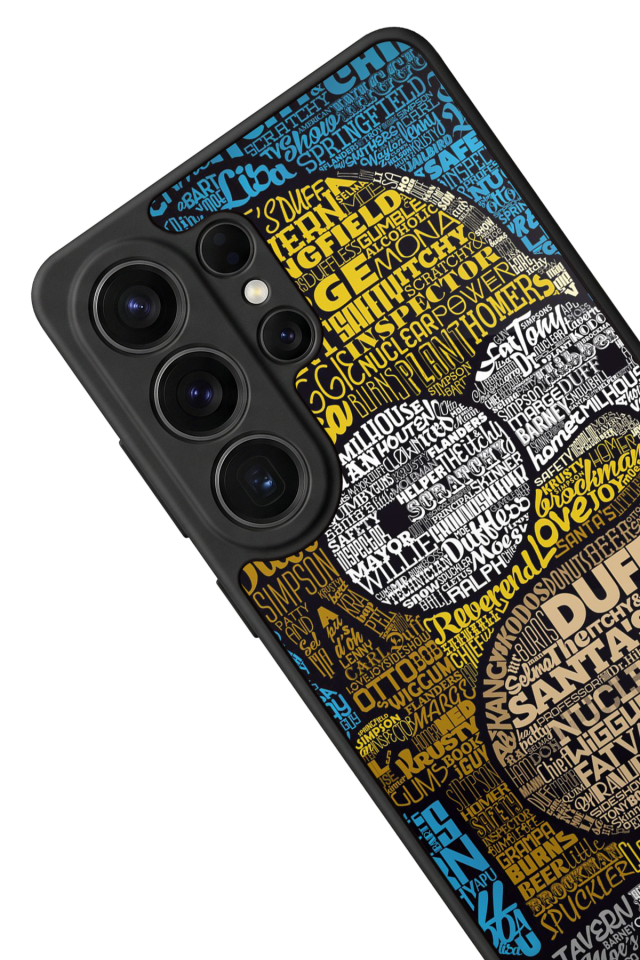 Samsung Galaxy S26 Ultra Uyumlu The Simpsons Tasarımlı Glossy Premium Kılıf