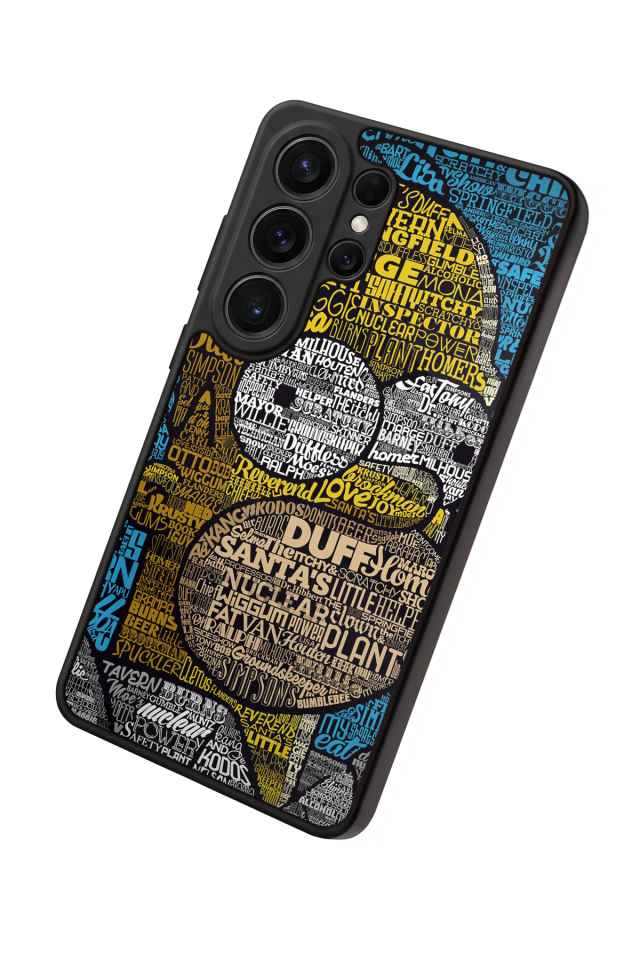 Samsung Galaxy S26 Ultra Uyumlu The Simpsons Tasarımlı Glossy Premium Kılıf