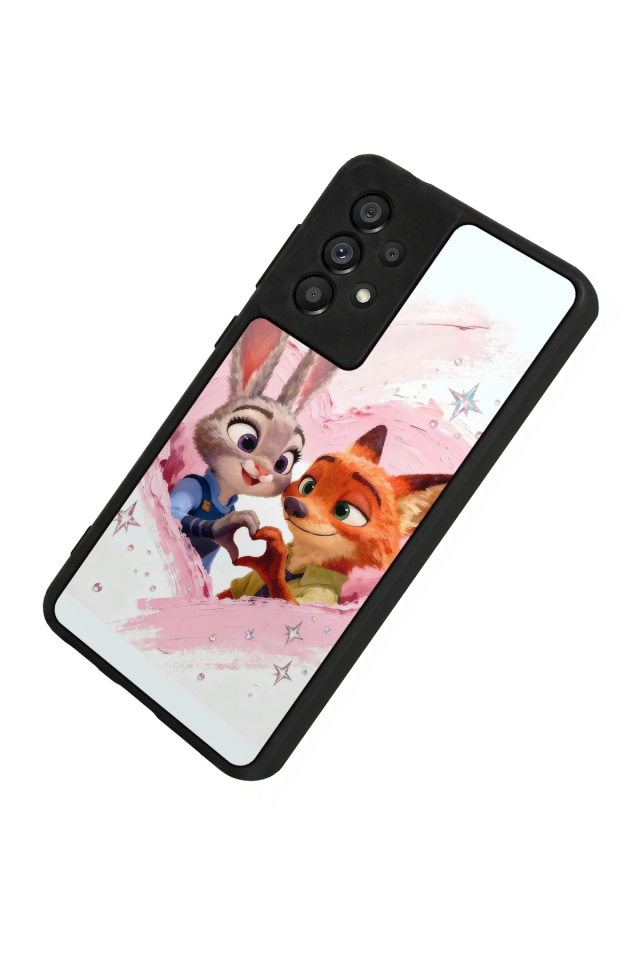 Samsung Galaxy A73 Uyumlu Zootropolis Tasarımlı Glossy Premium Kılıf