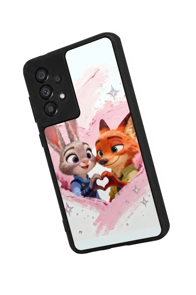Samsung Galaxy A73 Uyumlu Zootropolis Tasarımlı Glossy Premium Kılıf