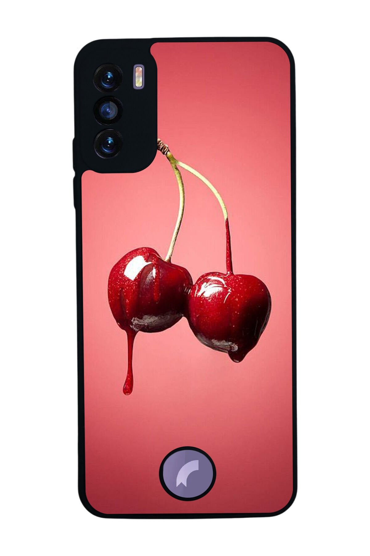 Reeder S19 Max Pro S Uyumlu Kiraz Tasarımlı Glossy Premium Kılıf