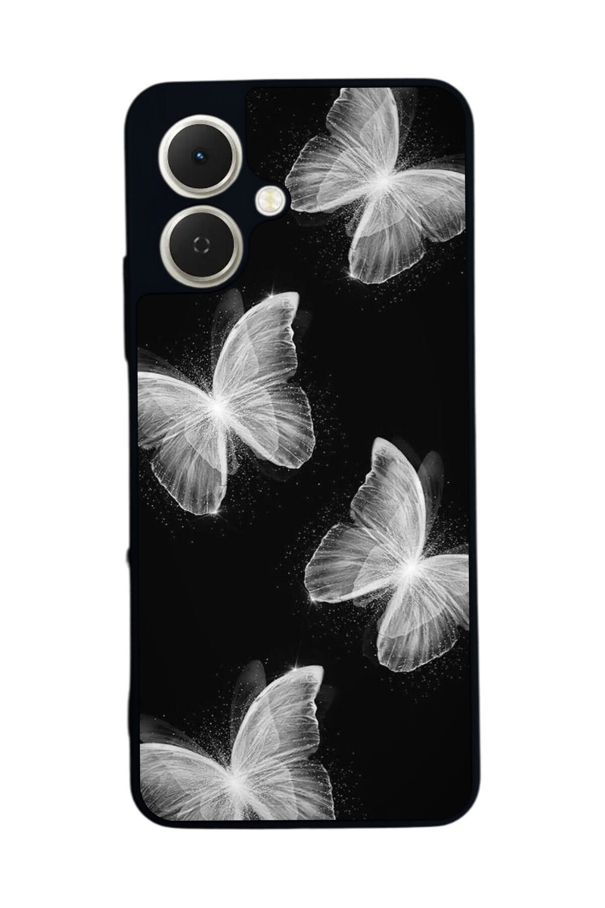 Tecno Spark GO 2 Uyumlu Kelebek Tasarımlı Glossy Premium Kılıf