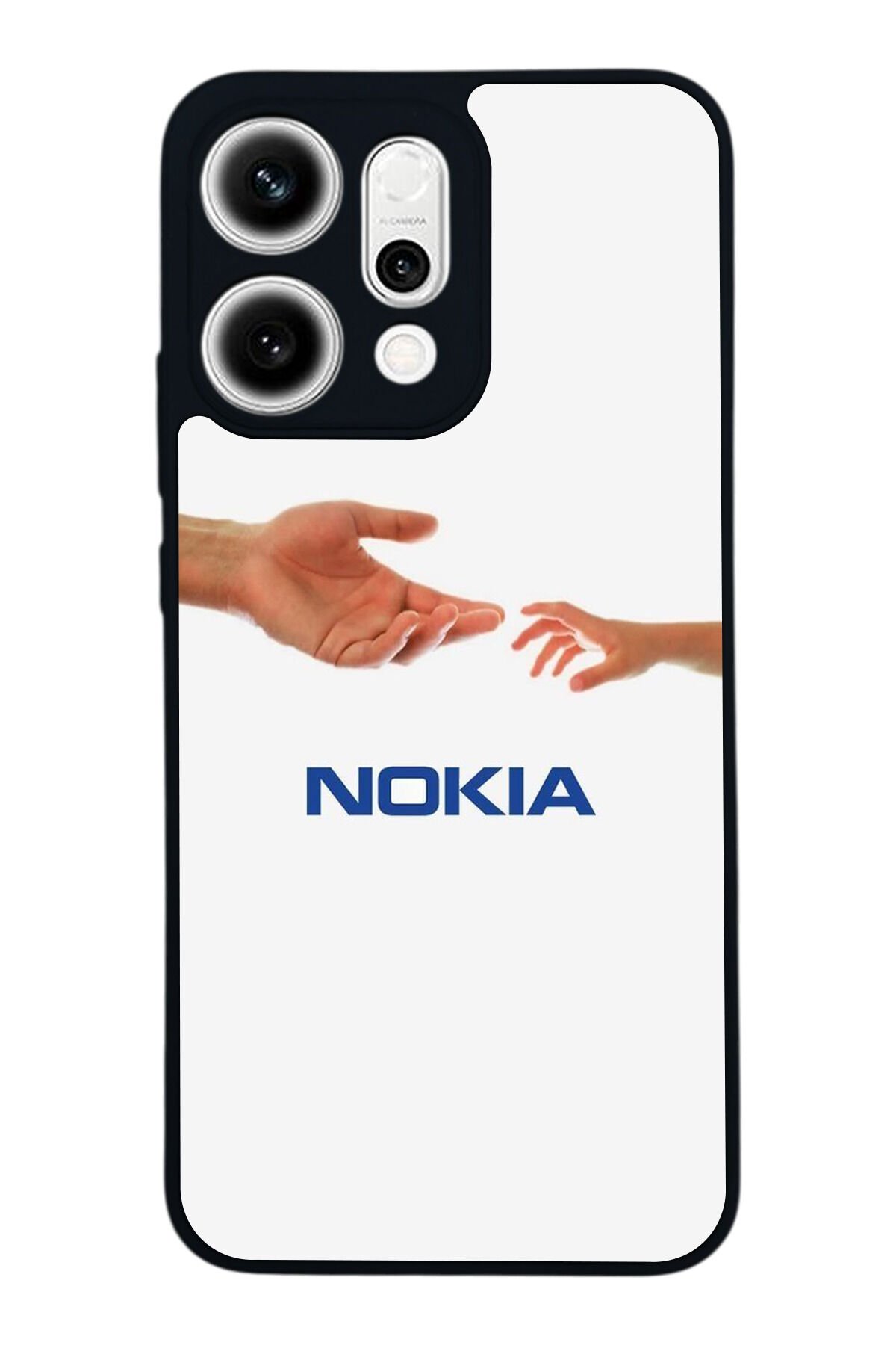 Oppo Reno 14 Uyumlu Nokia Tasarımlı Glossy Premium Kılıf